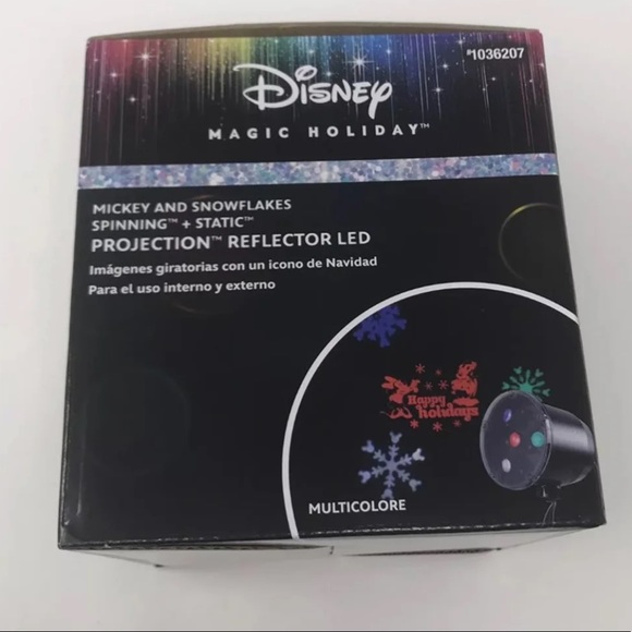 Disney Mickey & Snowflake Light Projection Display - Picture 5 of 8
